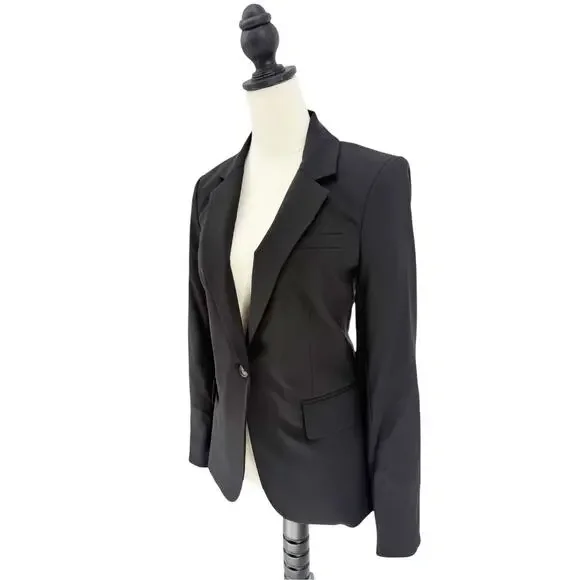 Veronica Beard Dickey Classic Tailored Blazer Jacket in Black Size 4 Small NEW - Picture 11 of 15